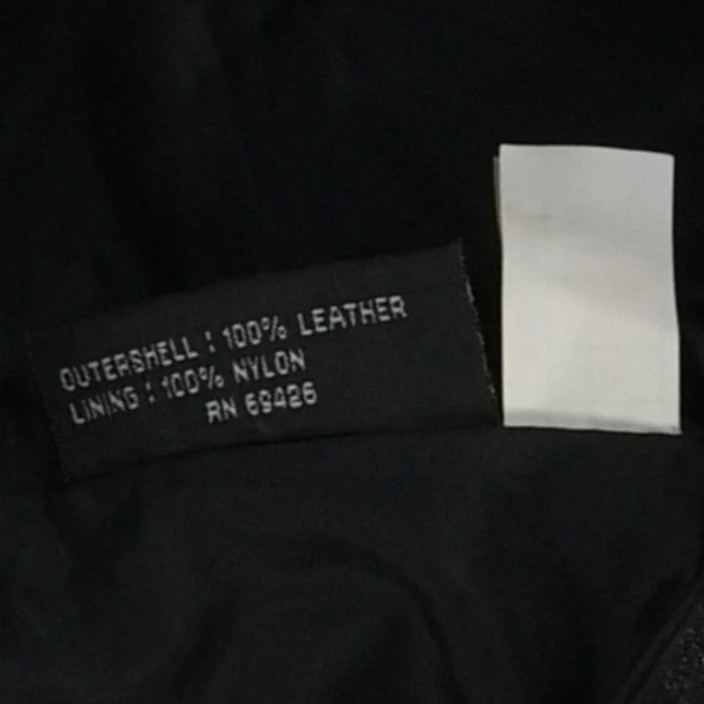 Wilsons Leather Maxima Mini Skirt Women's Size 4 Black Belted 100% Leather - Picture 3 of 5